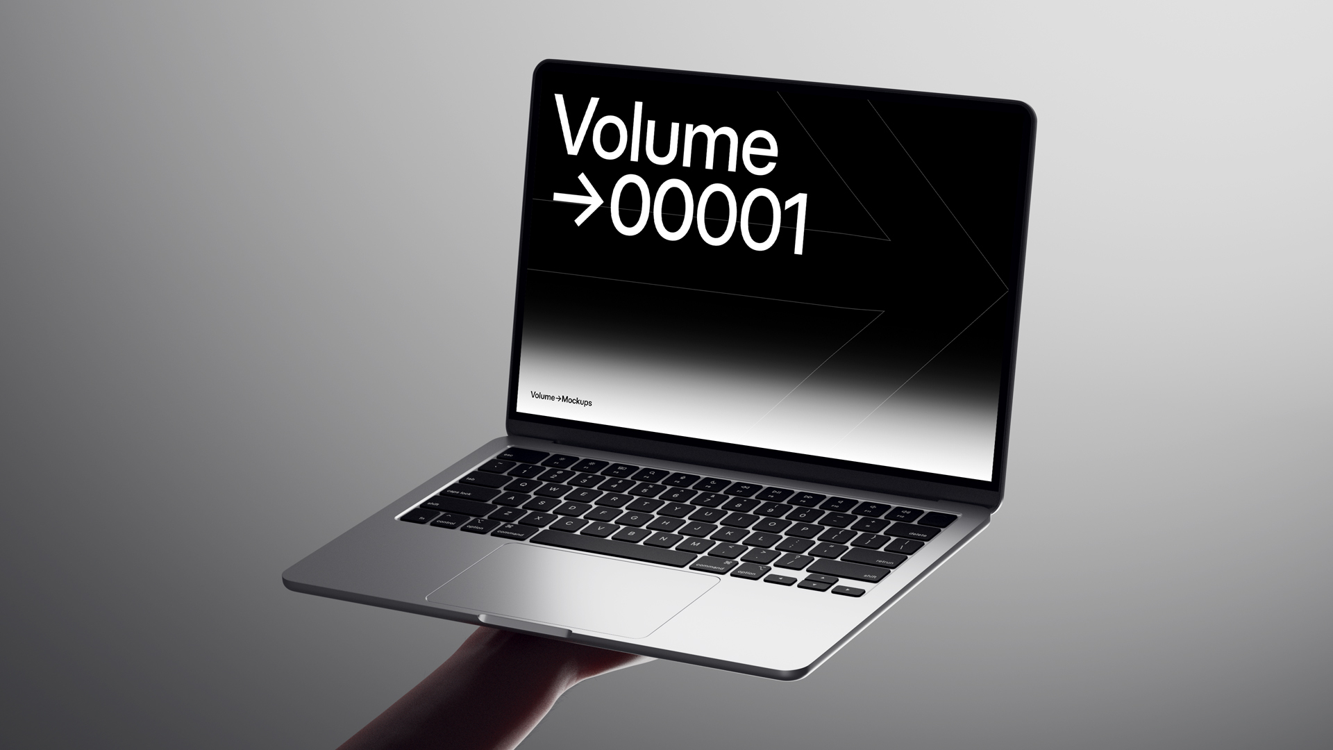 MacBook Mockups in Hands 10