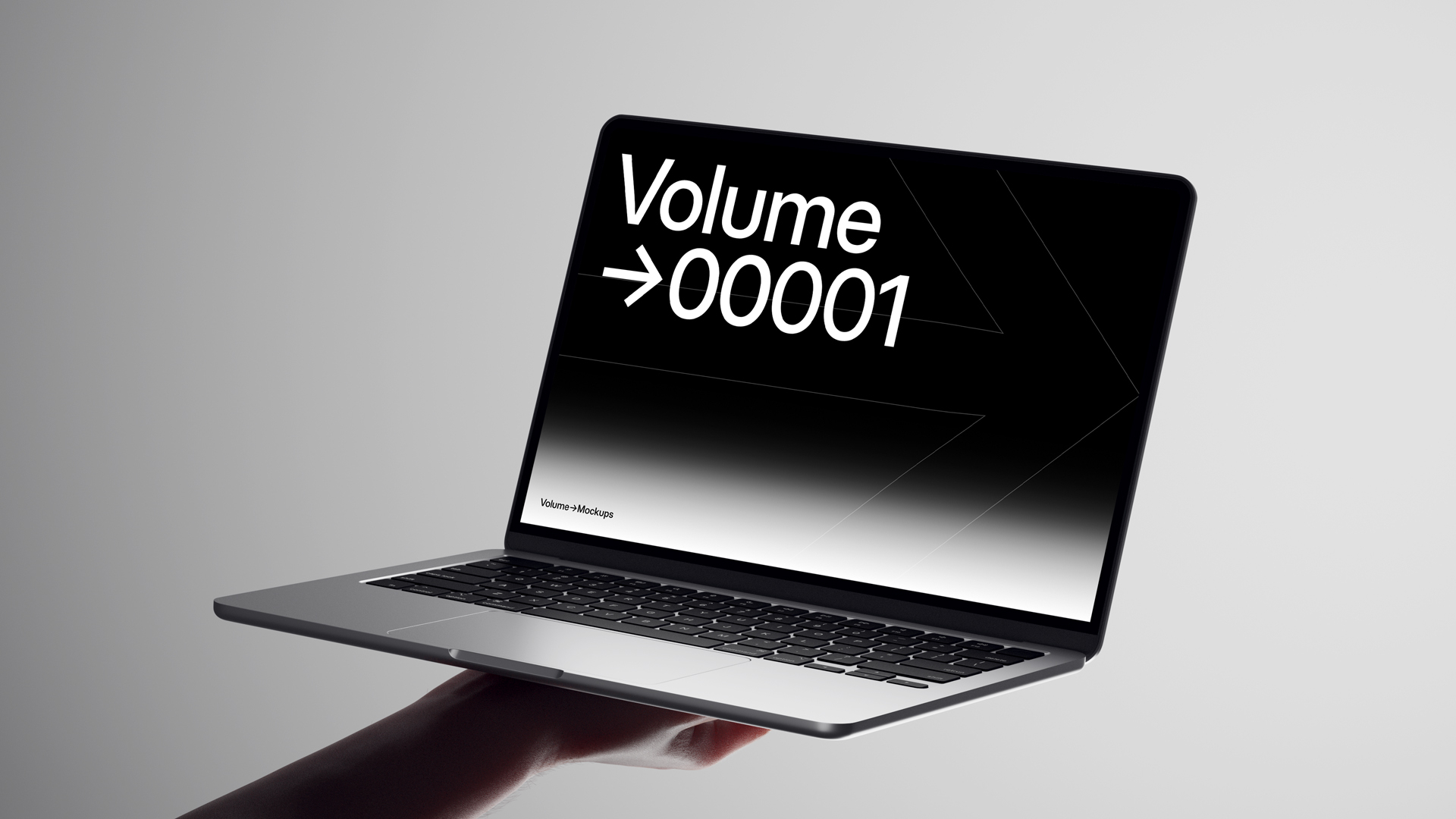 MacBook Mockups in Hands 11