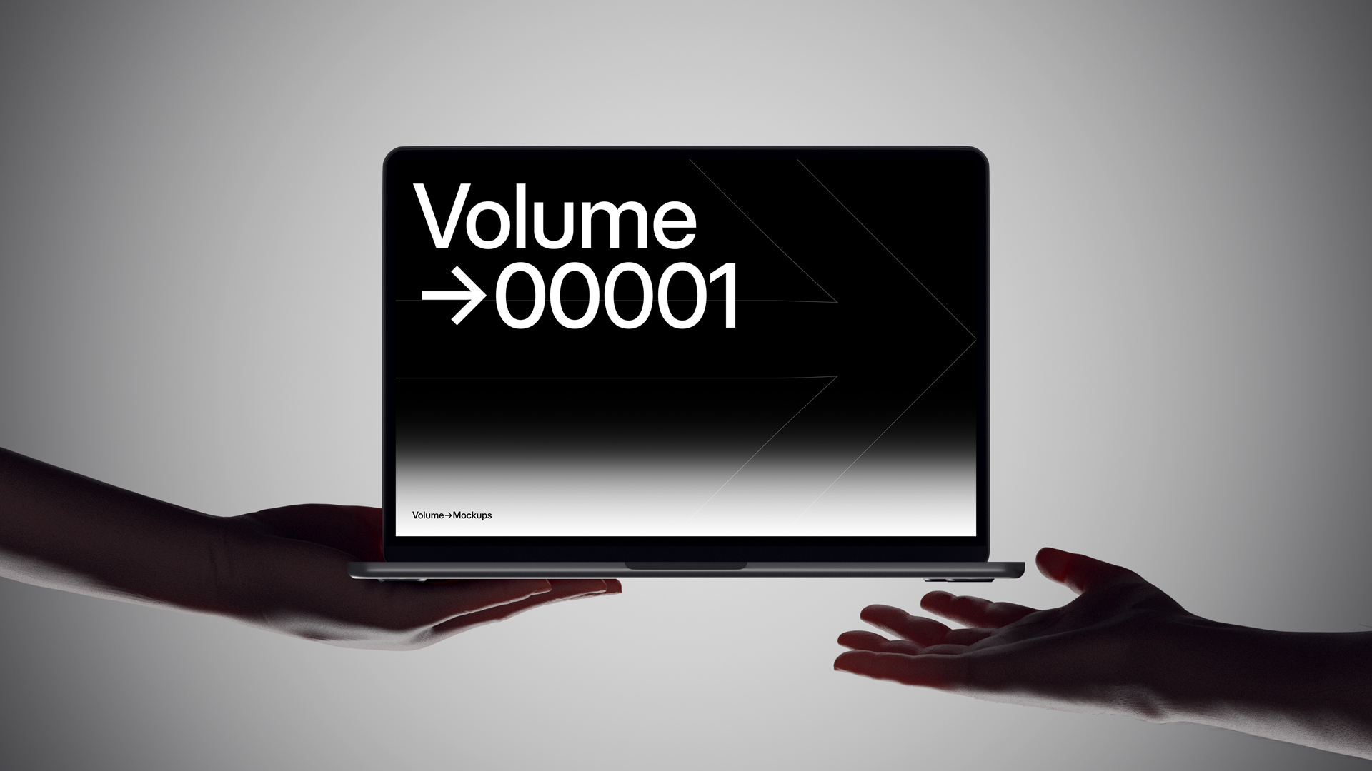 MacBook Mockups in Hands 1