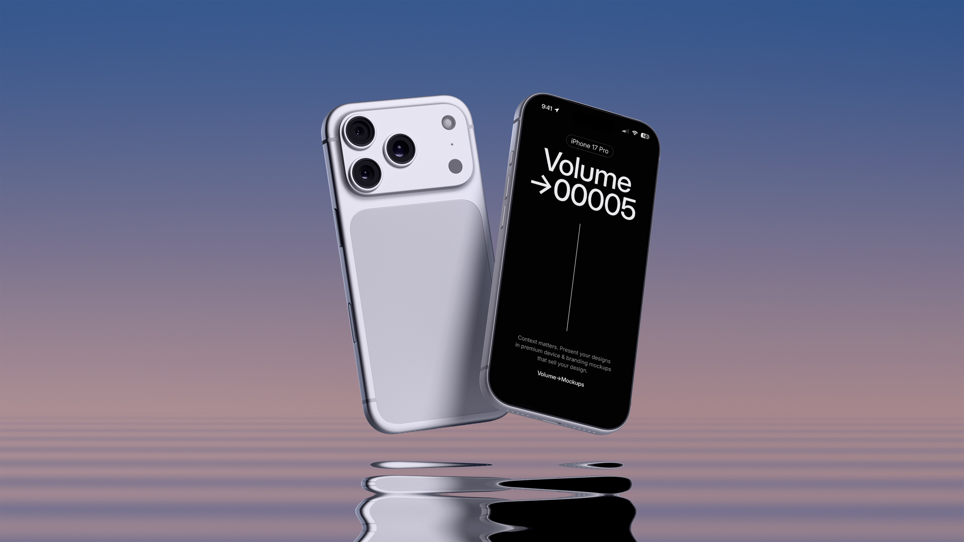 iPhone 17 Pro And Macbook Air Mockups at Dusk 3