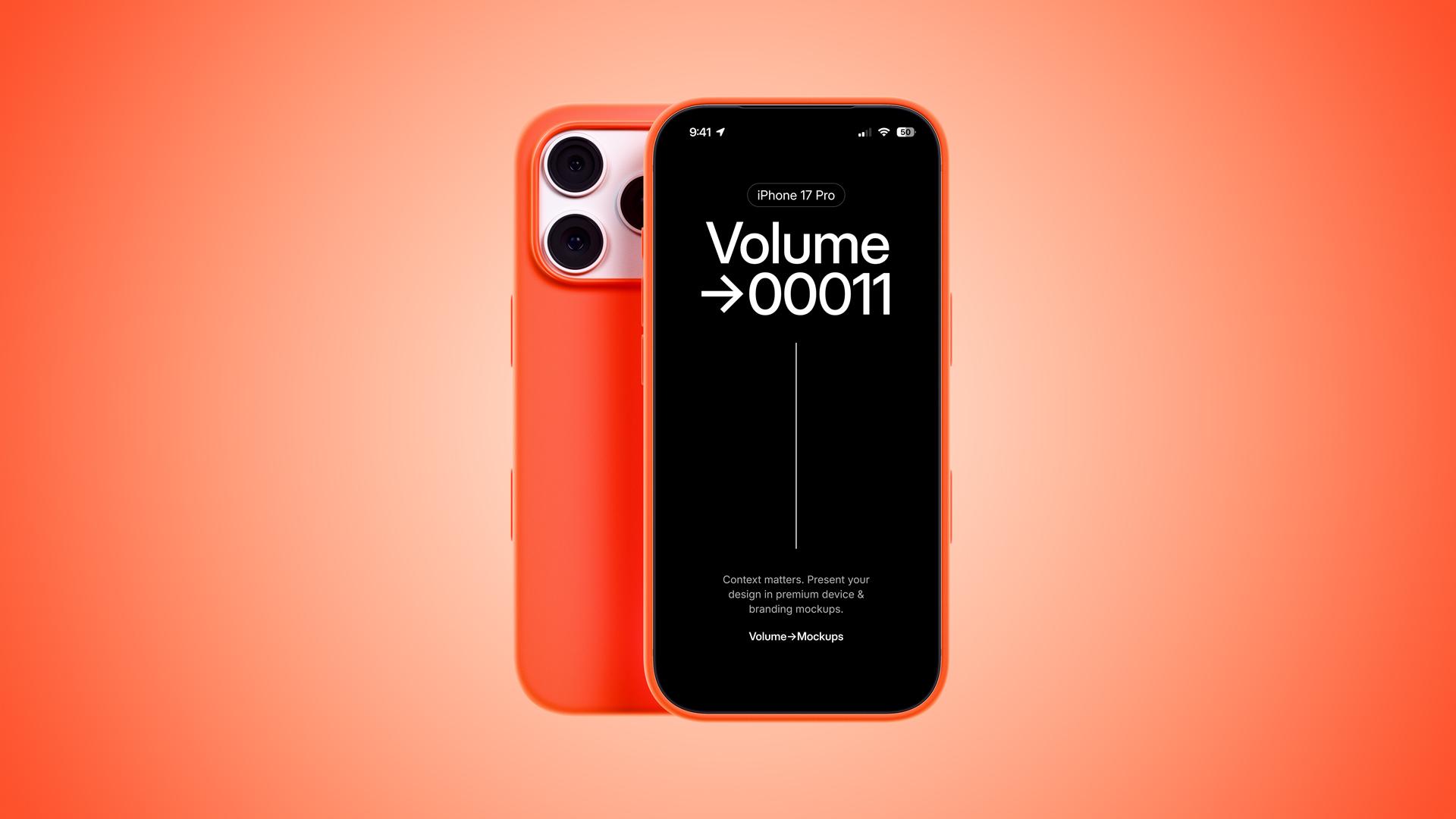 iPhone 17 Pro Silicone Case Mockups scene 10