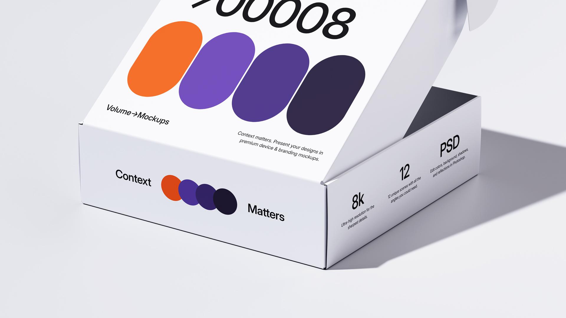 Packaging Box Mockups scene 10