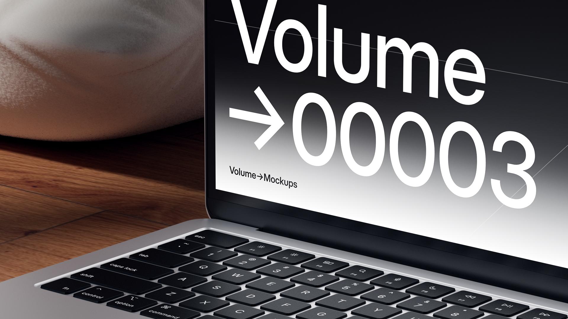 MacBook Mockups in Living Room scene 10