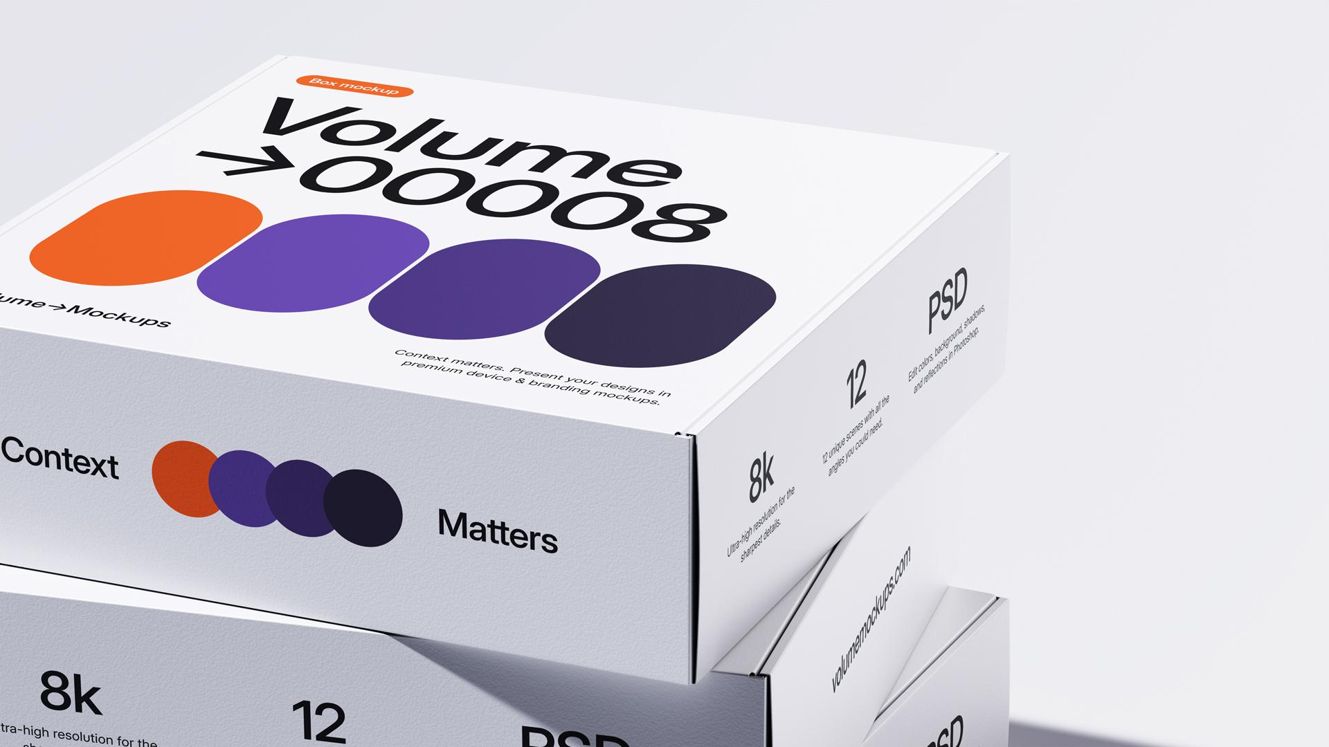 Packaging Box Mockups scene 11