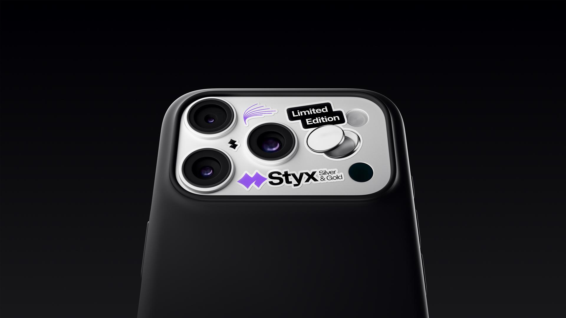 iPhone 17 Pro Camera Sticker Mockups scene 12
