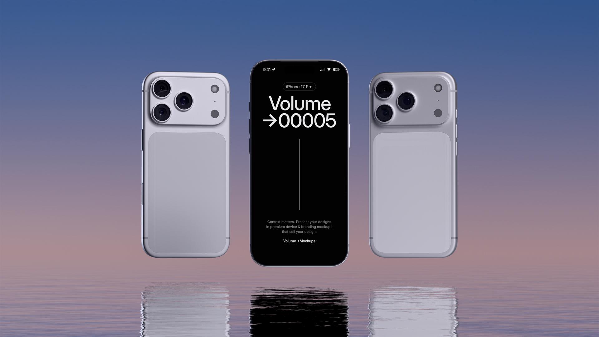 iPhone 17 Pro And Macbook Air Mockups at Dusk scene 12