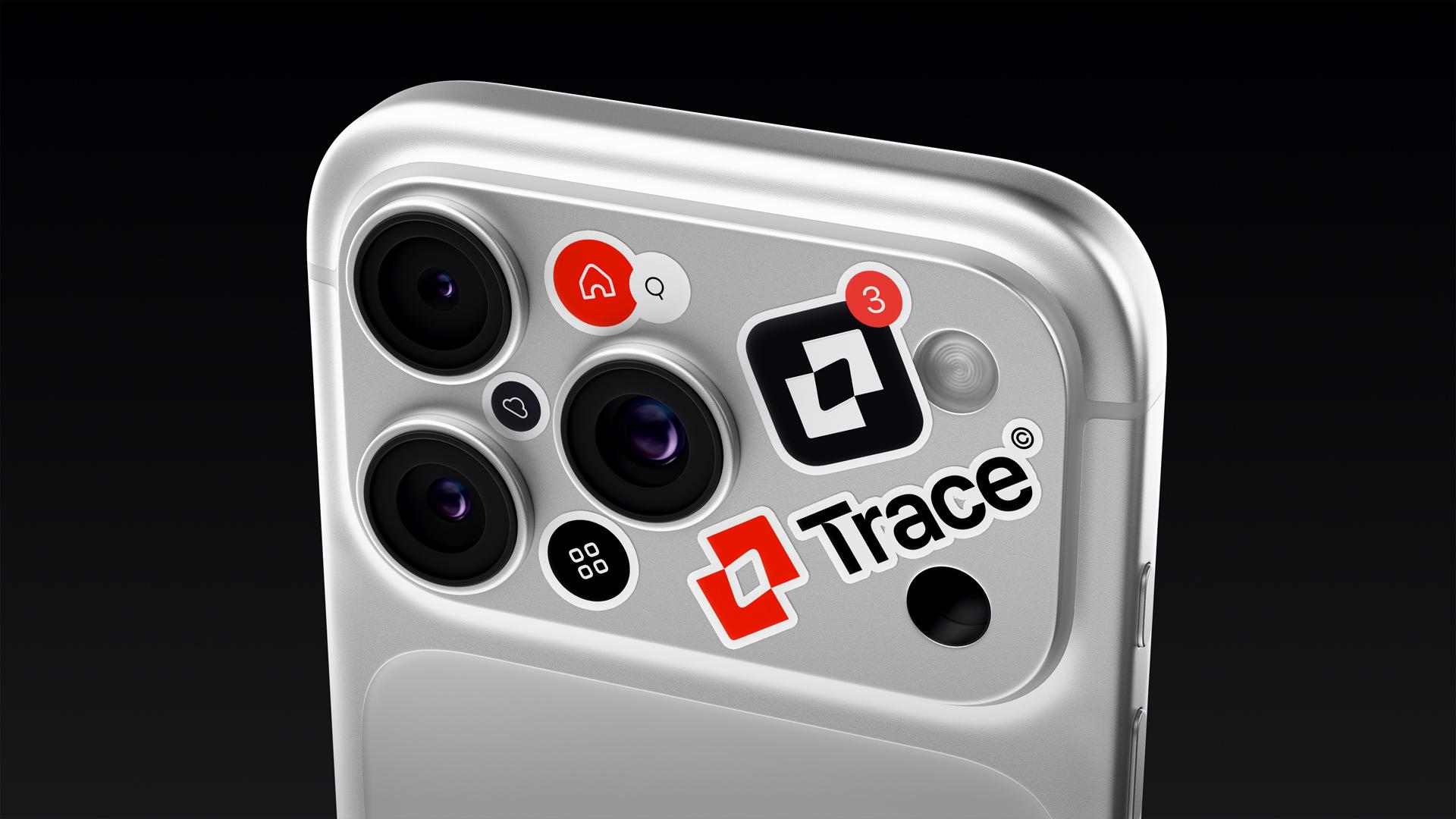 iPhone 17 Pro Camera Sticker Mockups scene 2