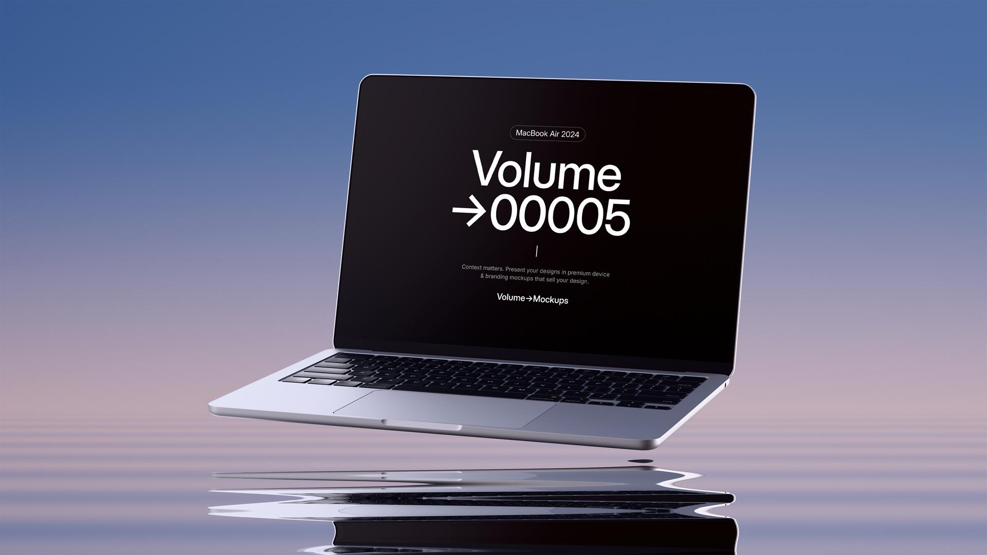 iPhone 17 Pro And Macbook Air Mockups at Dusk scene 2