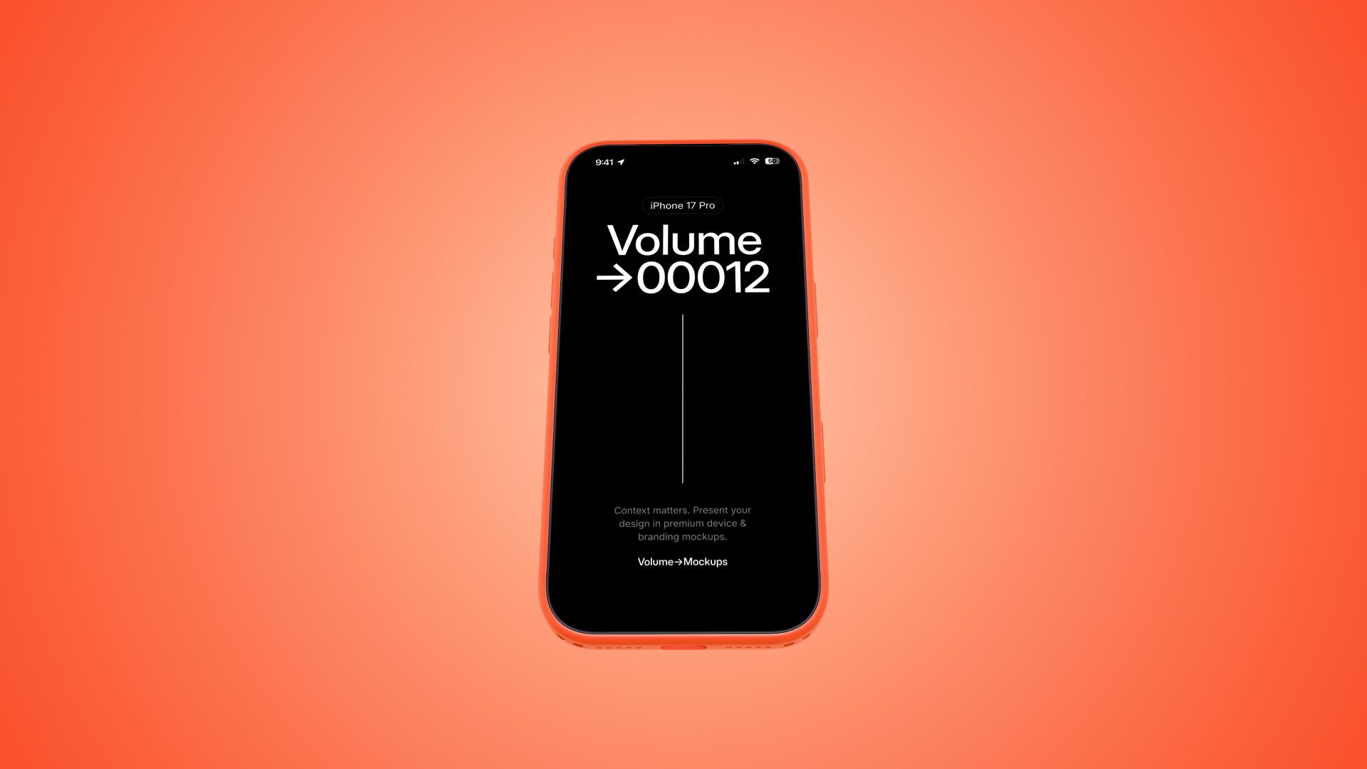 Animated Silicone Case iPhone 17 Pro Mockups scene 2