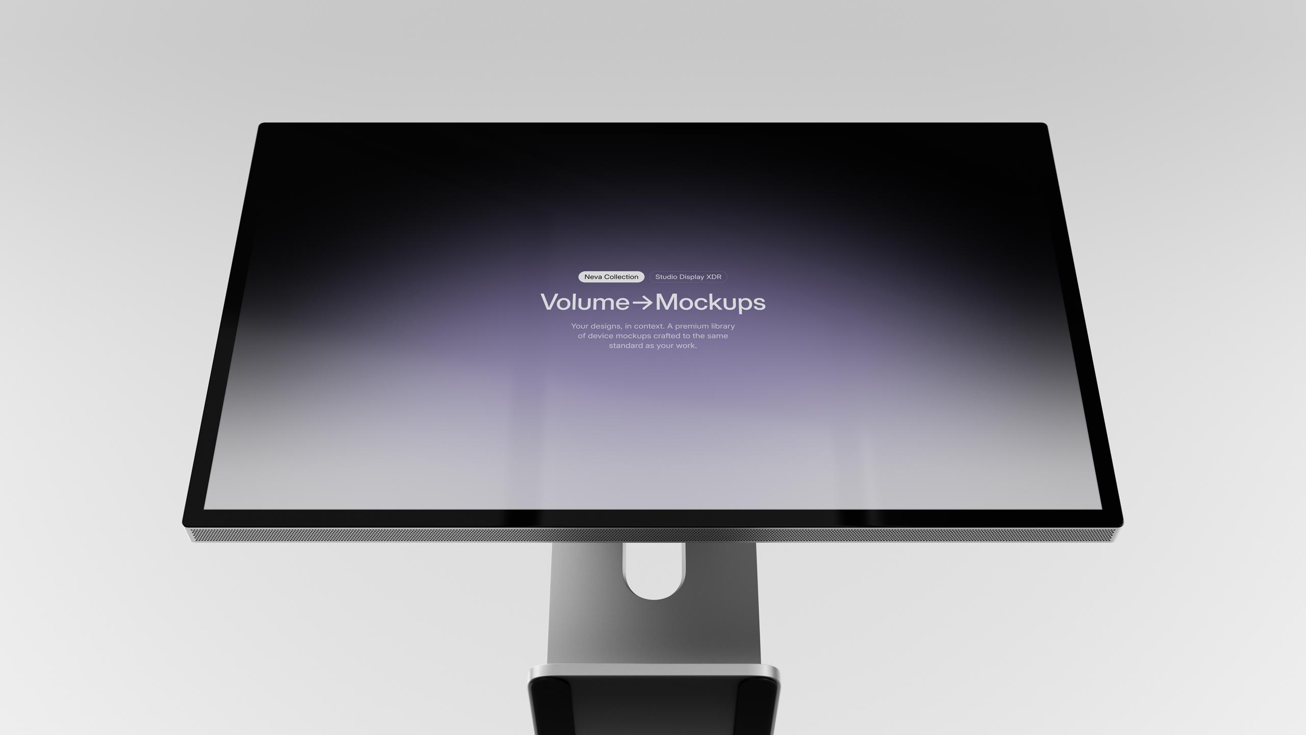 Neva Collection Studio Display XDR Mockups scene 2