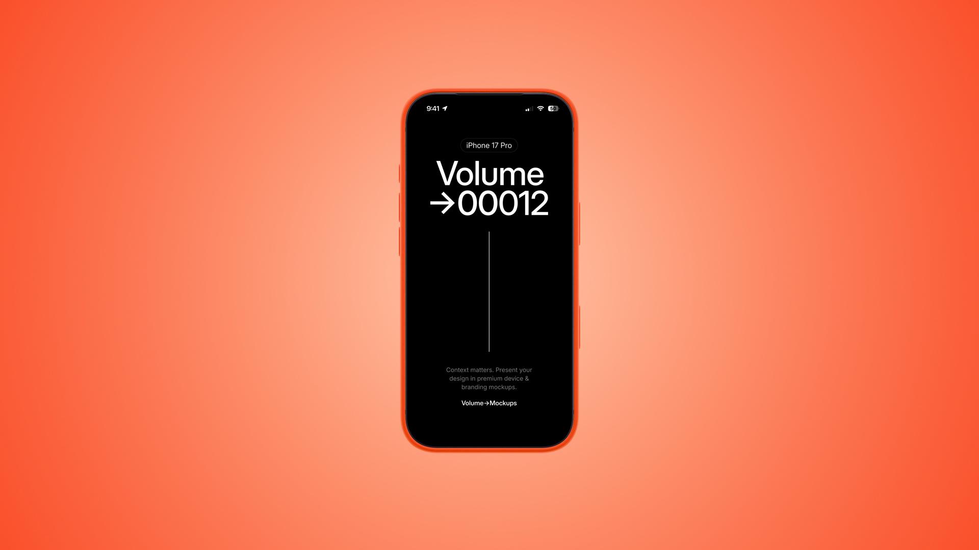 Animated Silicone Case iPhone 17 Pro Mockups scene 3