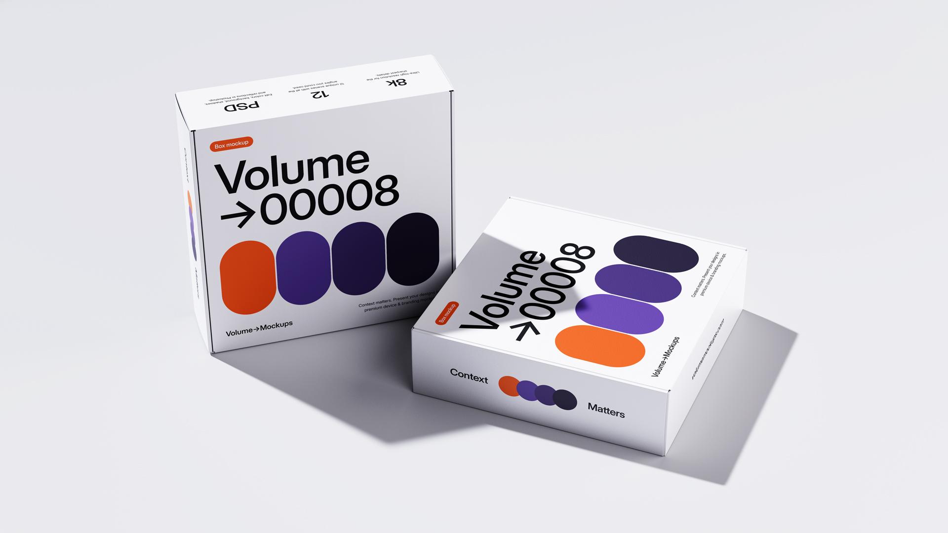 Packaging Box Mockups scene 3