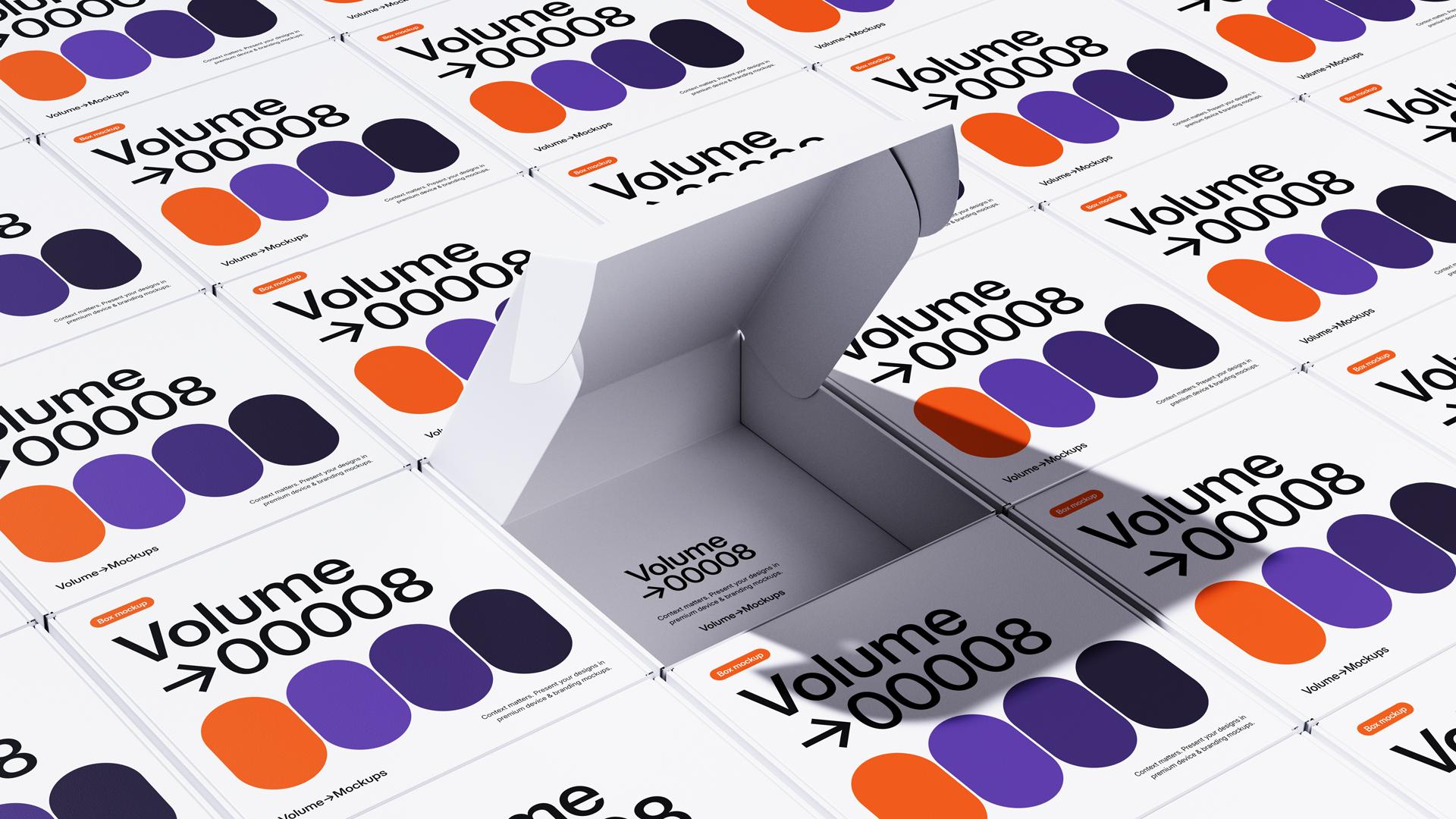 Packaging Box Mockups scene 4