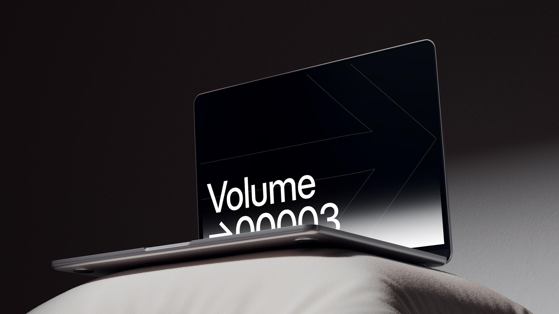 MacBook Mockups in Living Room scene 3