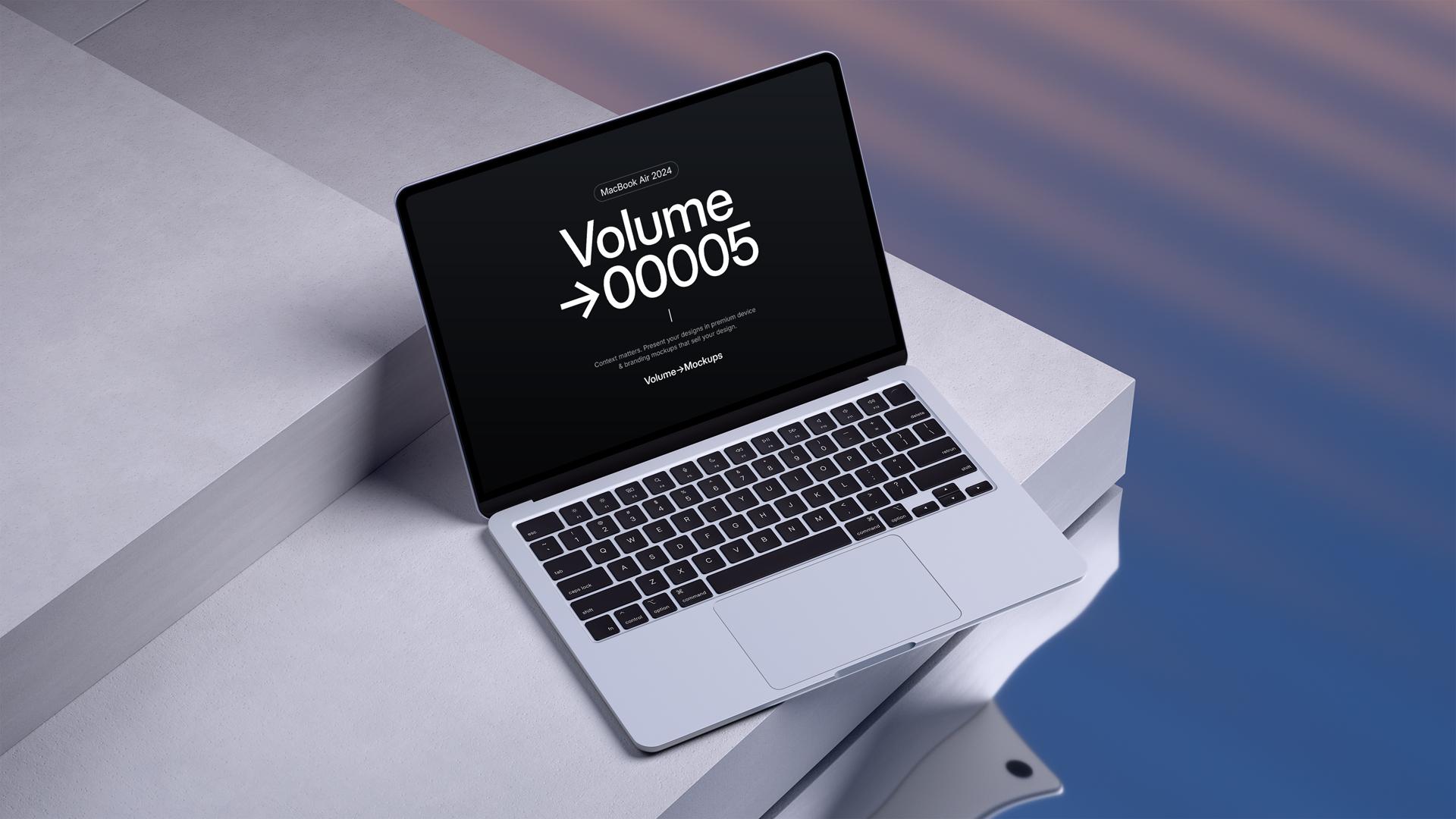 iPhone 17 Pro And Macbook Air Mockups at Dusk scene 5
