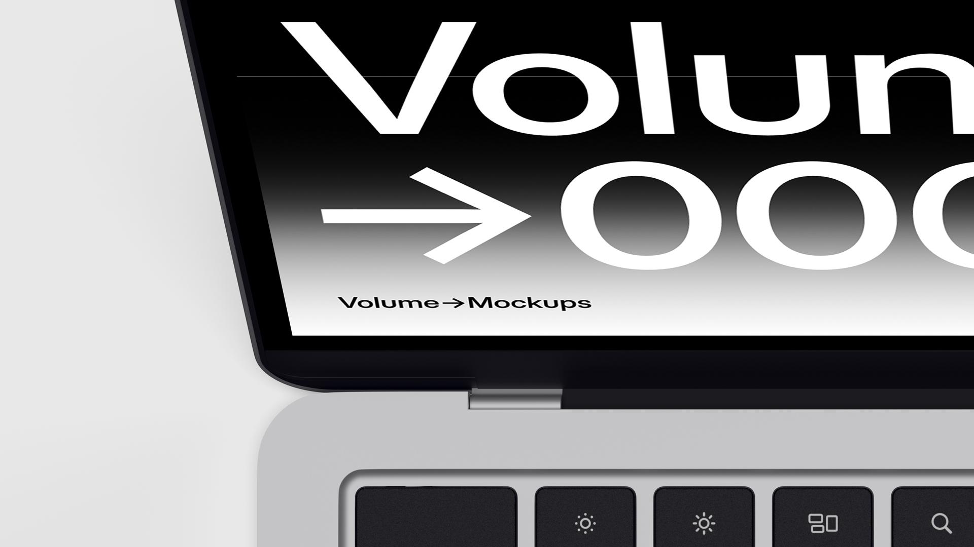 Studio MacBook Mockups scene 6