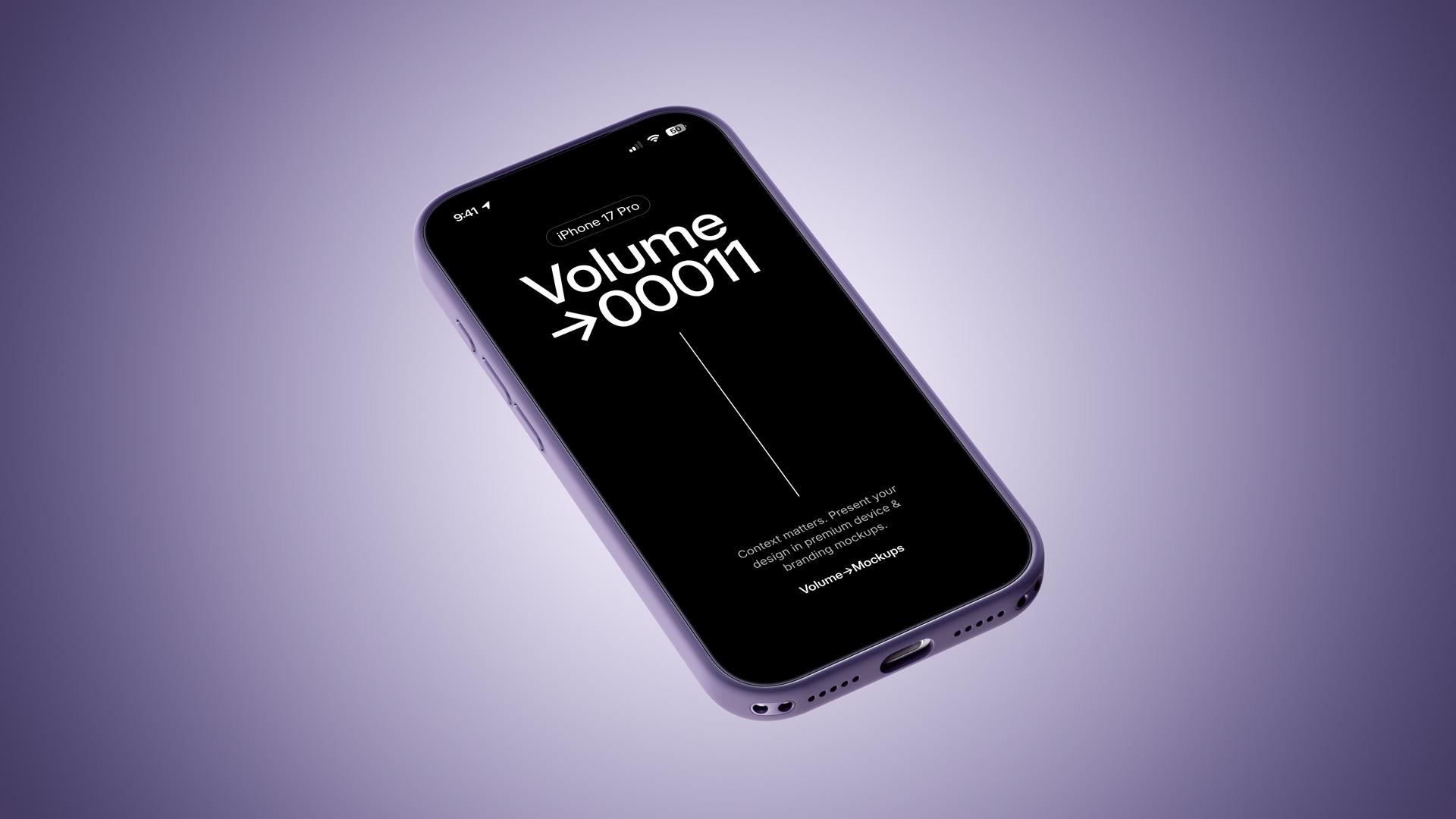 iPhone 17 Pro Silicone Case Mockups scene 6