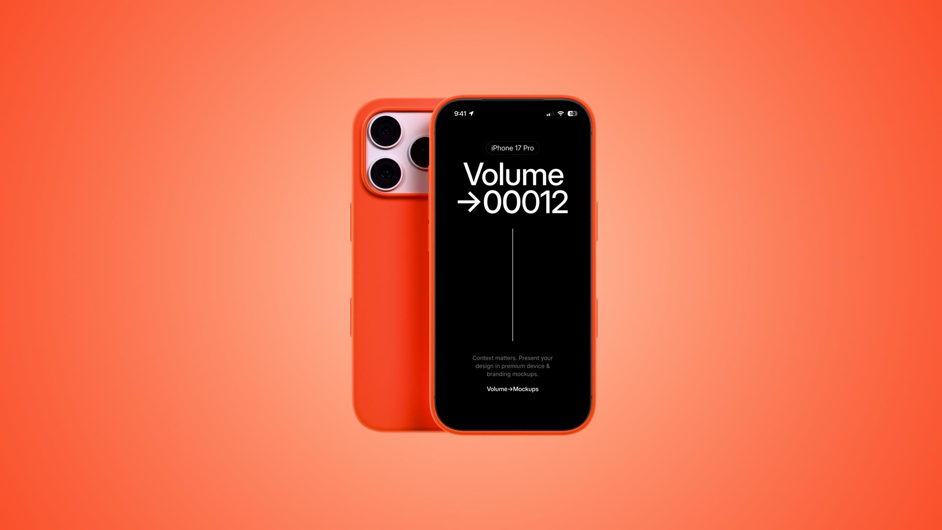 Animated Silicone Case iPhone 17 Pro Mockups scene 6
