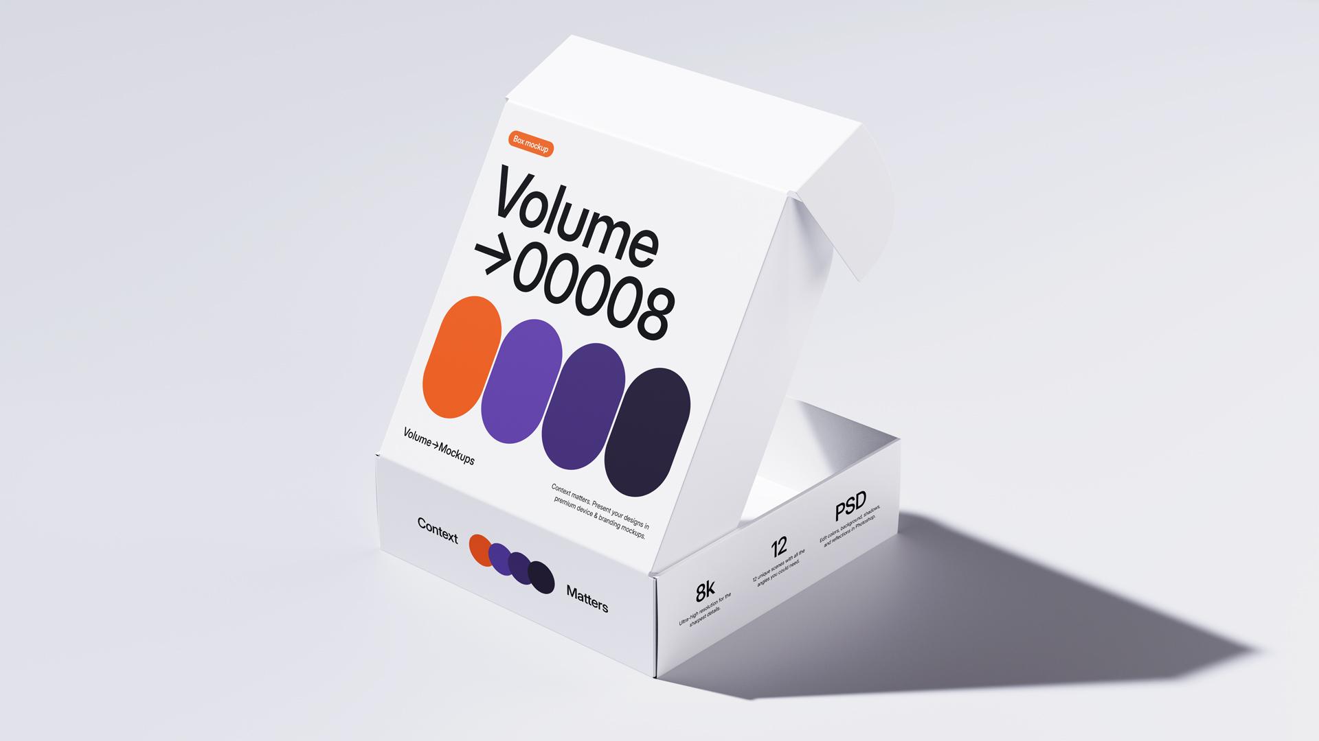 Packaging Box Mockups scene 6