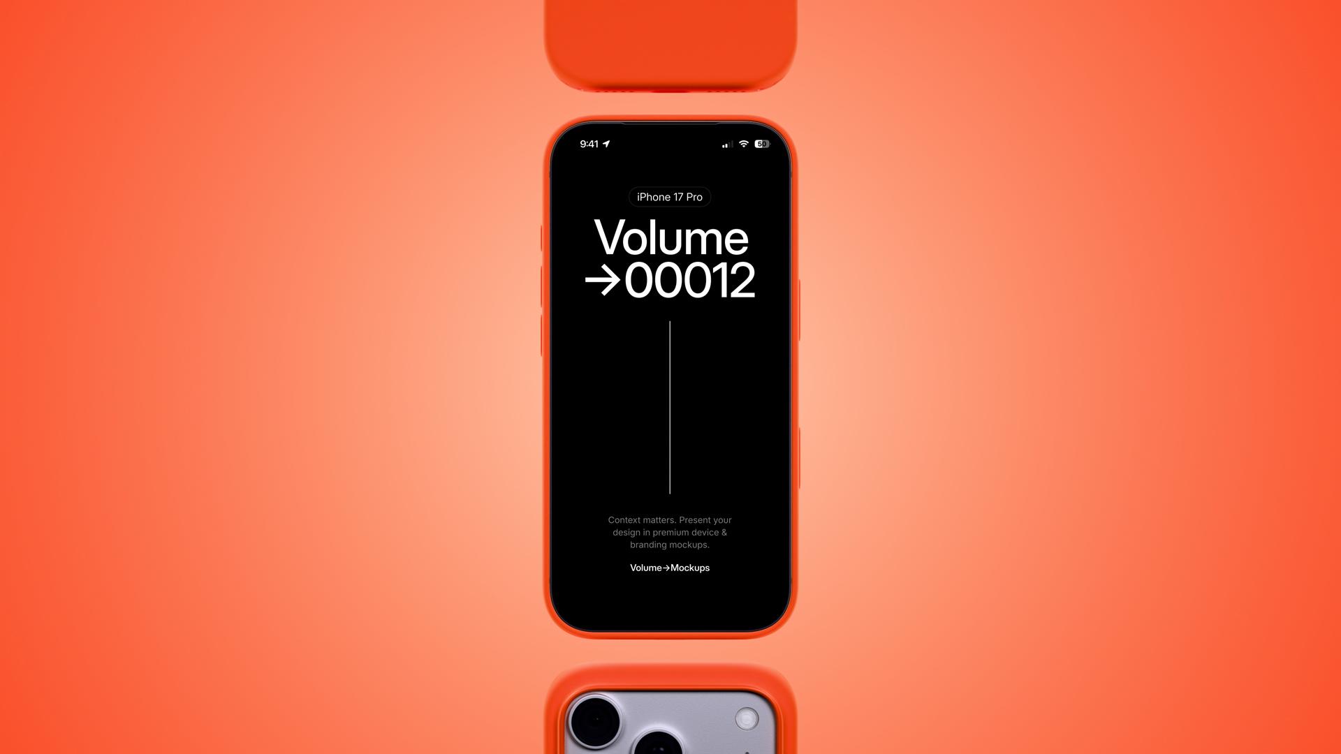 Animated Silicone Case iPhone 17 Pro Mockups scene 7
