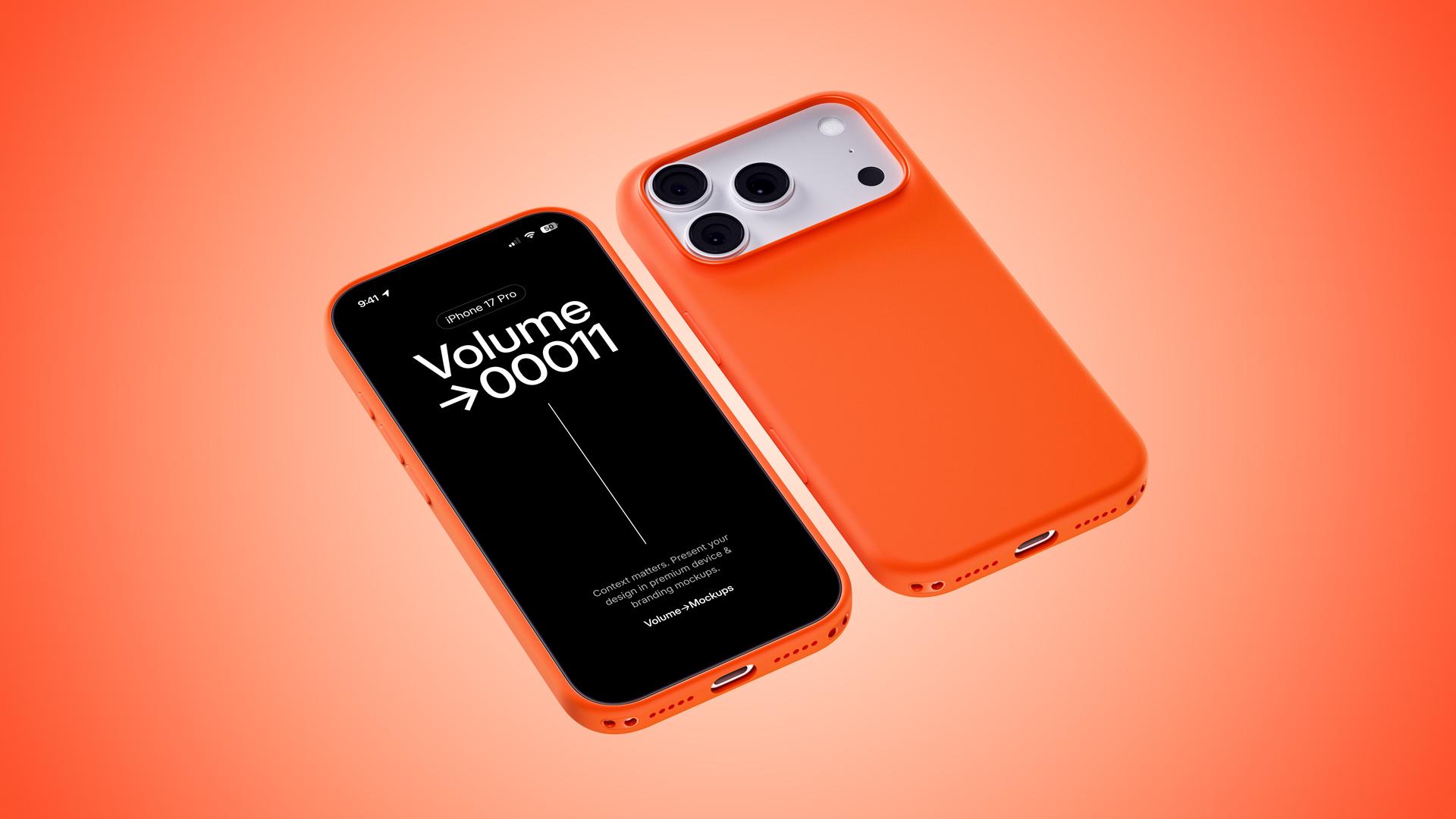 iPhone 17 Pro Silicone Case Mockups scene 7