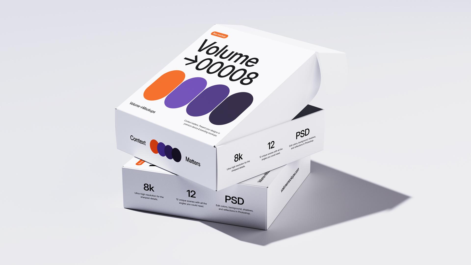 Packaging Box Mockups scene 7