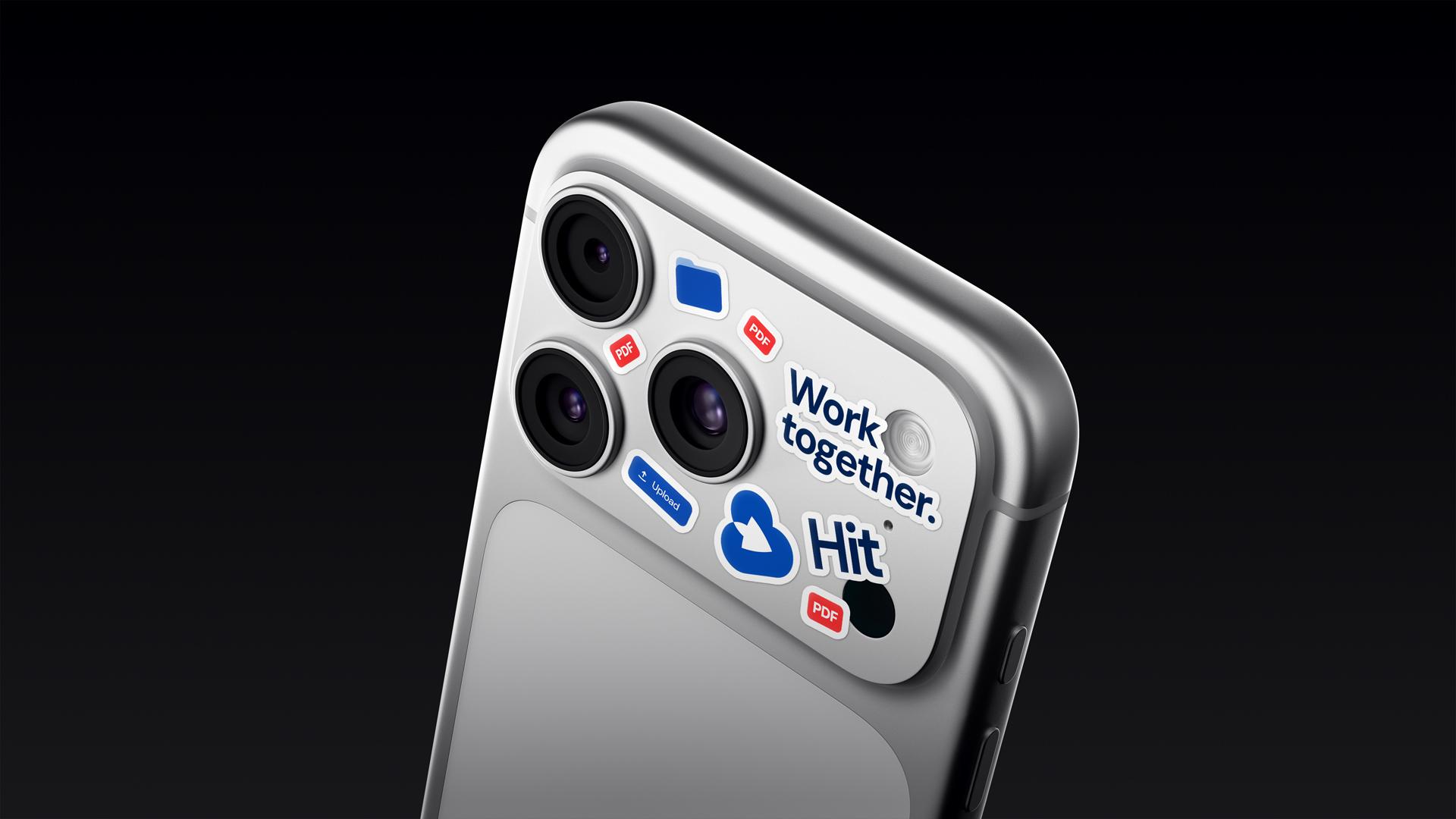 iPhone 17 Pro Camera Sticker Mockups scene 7