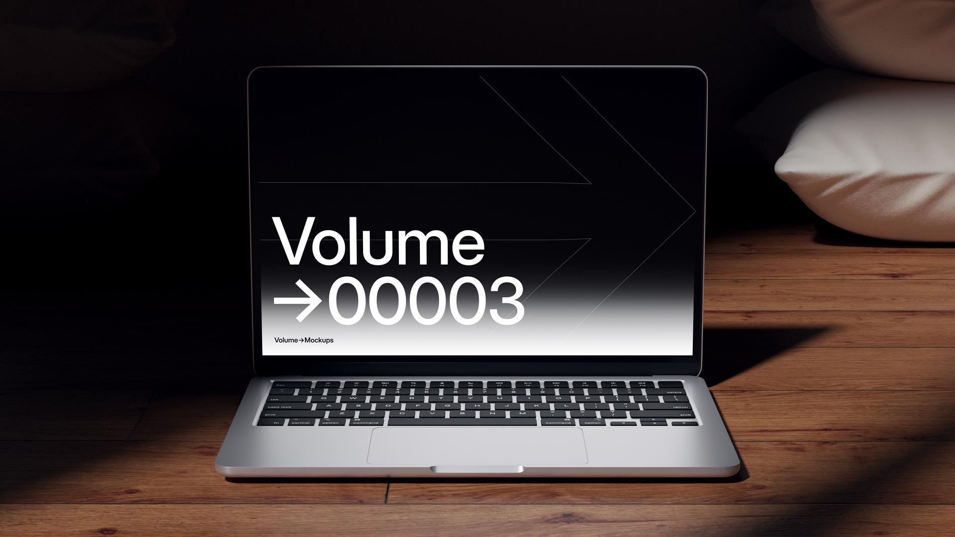 MacBook Mockups in Living Room scene 8