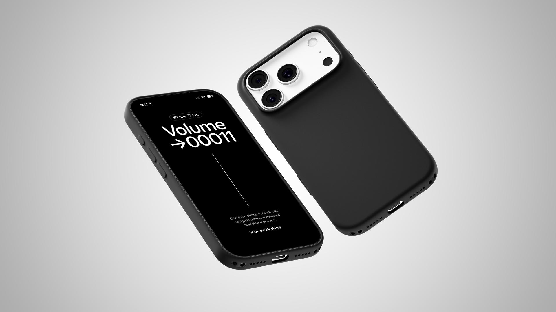 iPhone 17 Pro Silicone Case Mockups scene 8