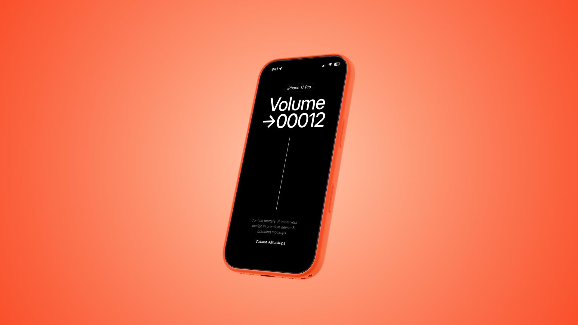 Animated Silicone Case iPhone 17 Pro Mockups scene 8