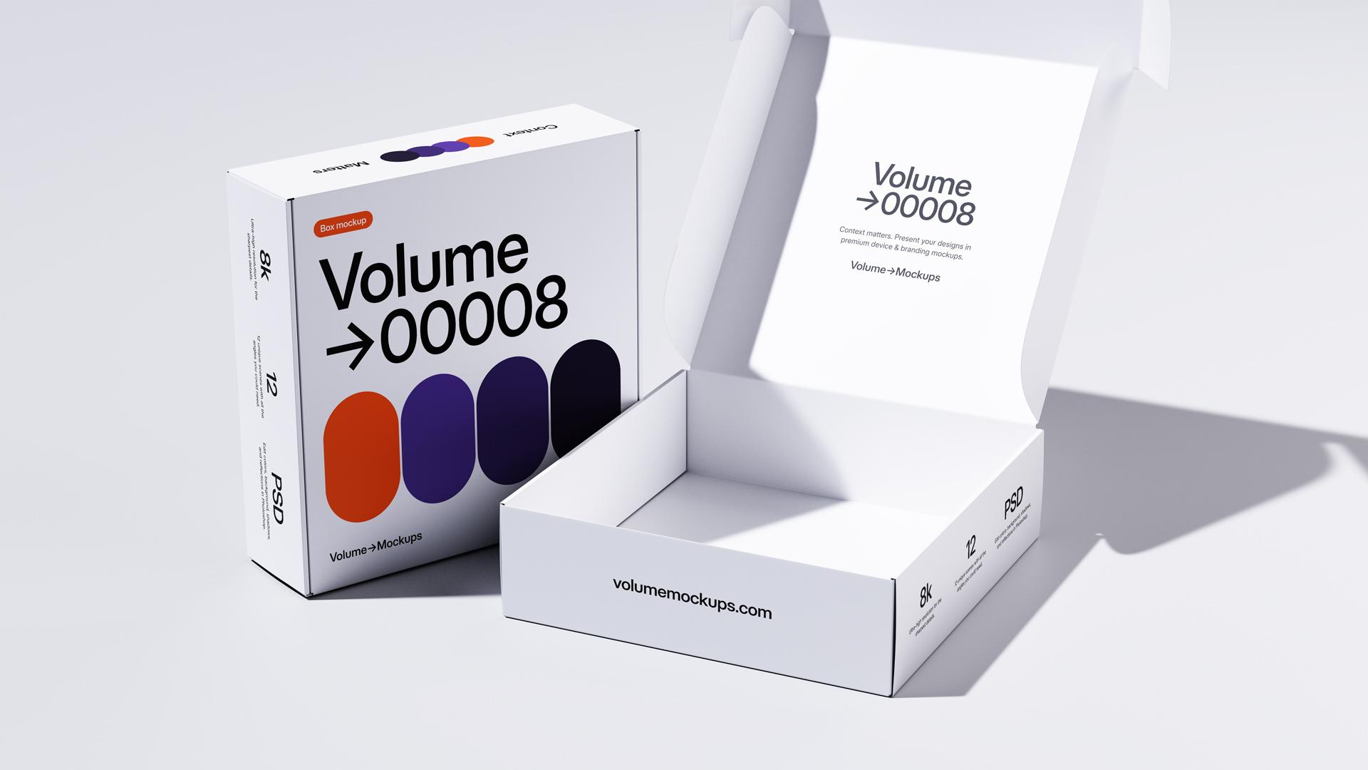 Packaging Box Mockups scene 8