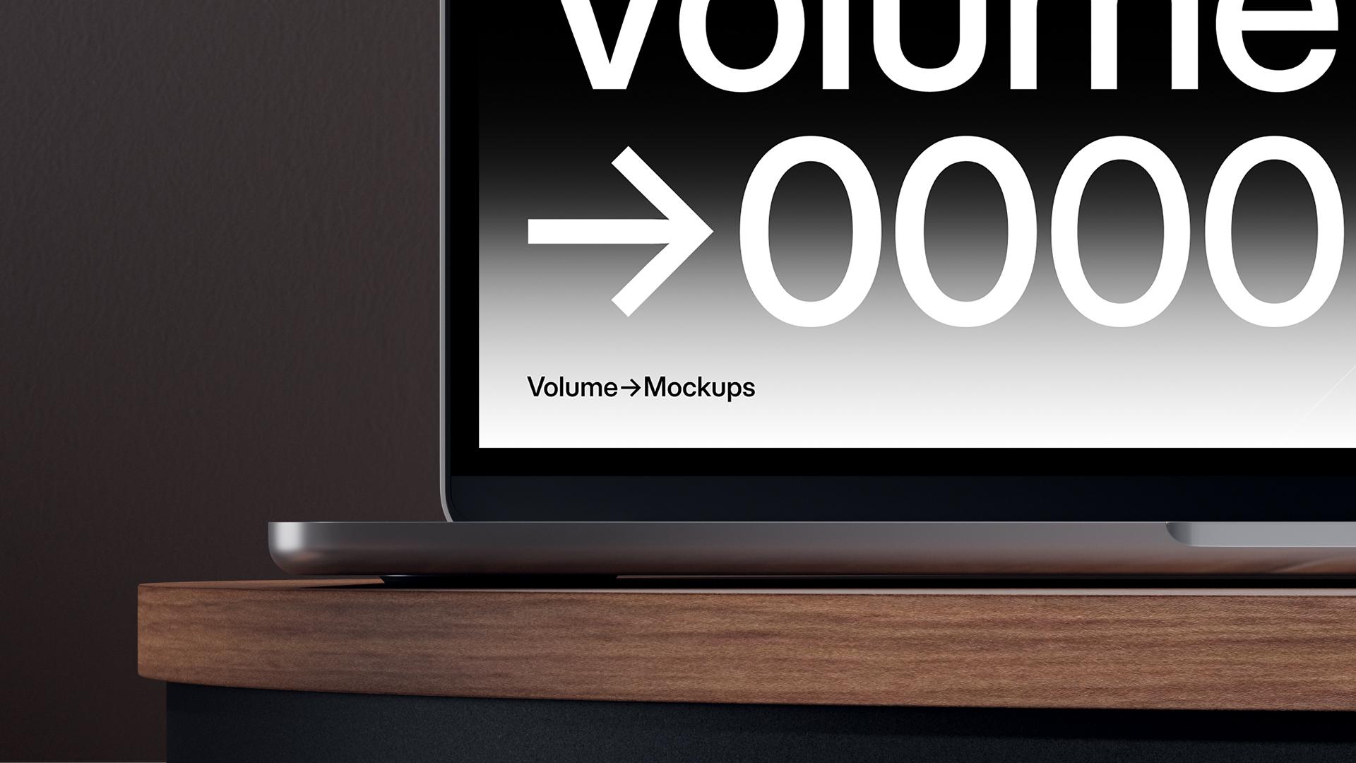 MacBook Mockups in Living Room scene 9