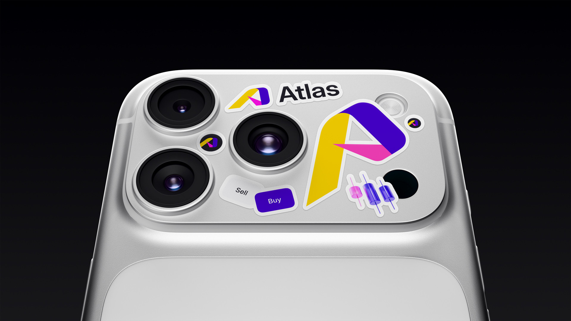 iPhone 17 Pro Camera Sticker Mockups 2