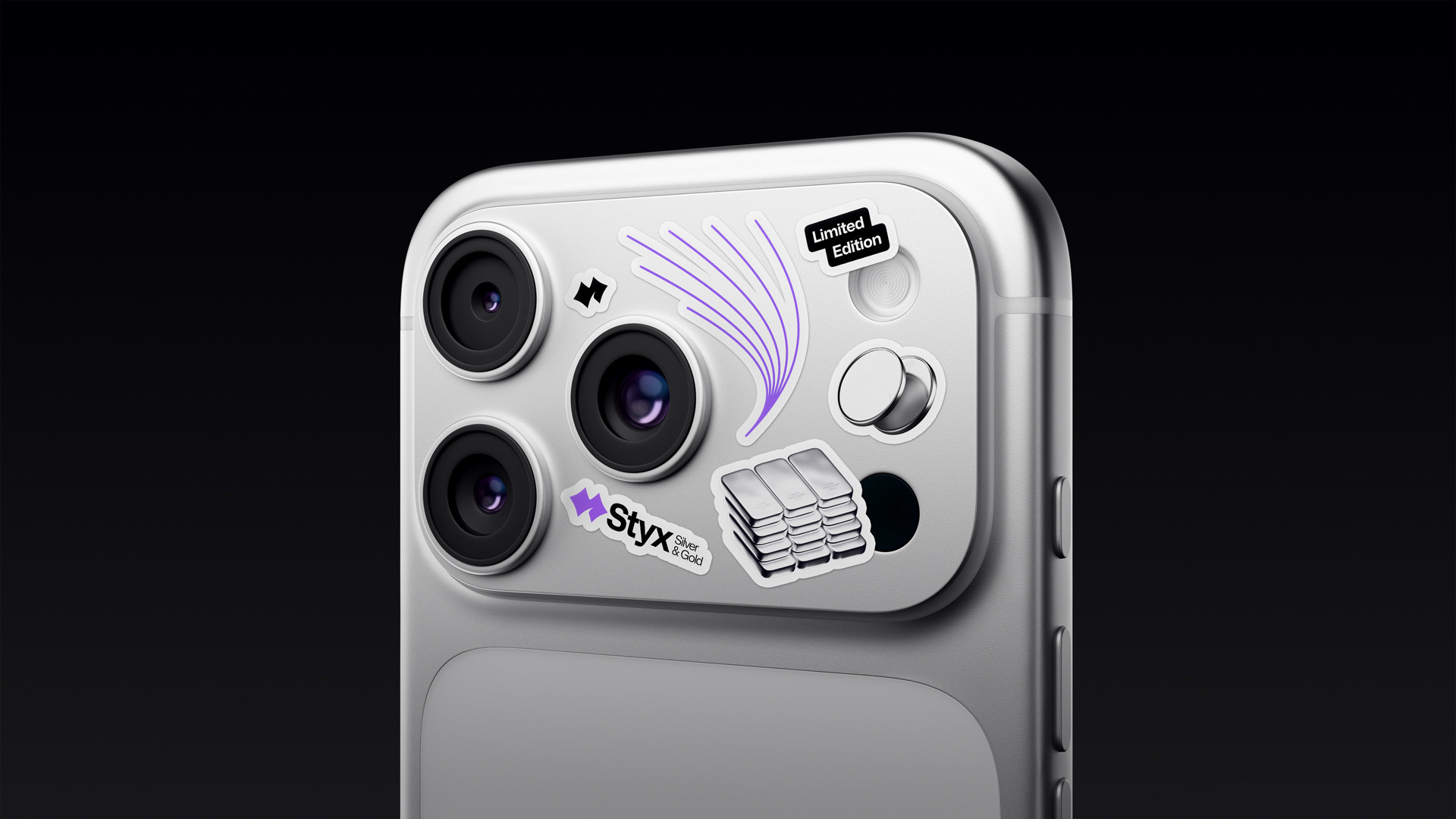 iPhone 17 Pro Camera Sticker Mockups 3