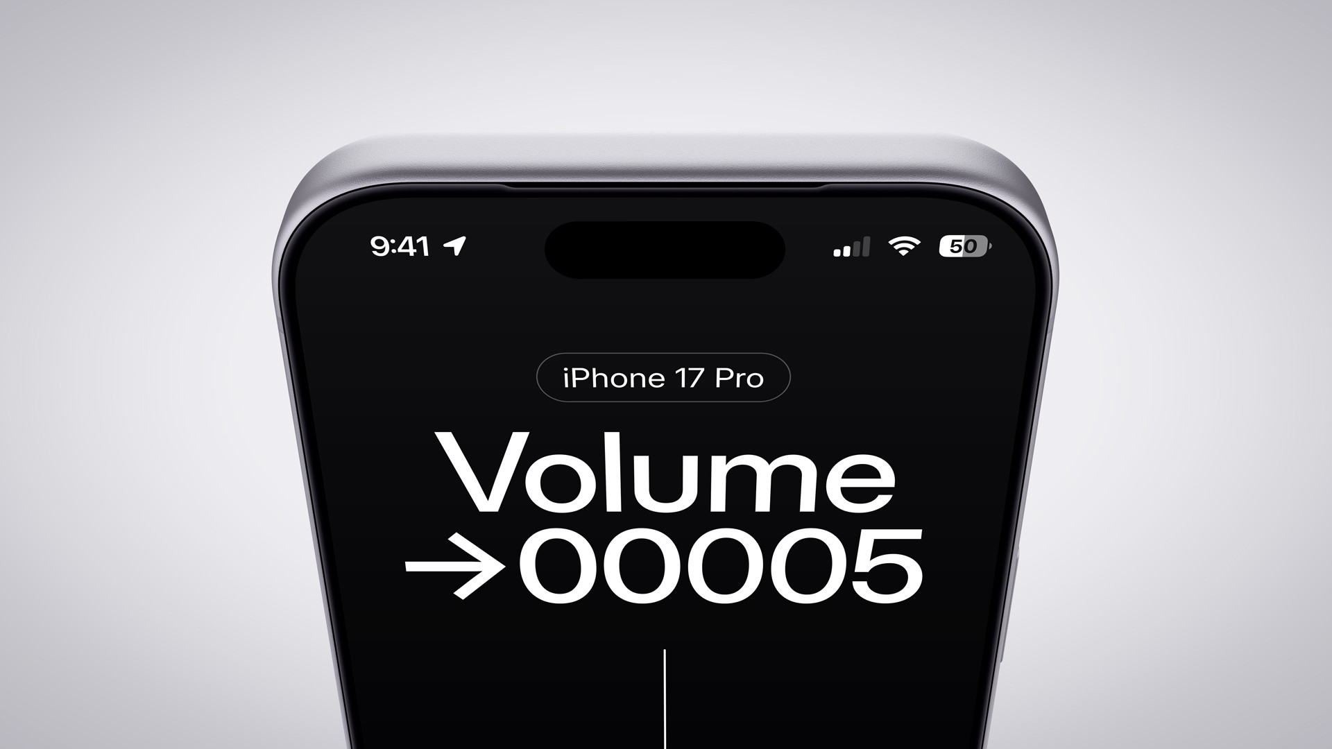 Minimalistic iPhone 17 Pro on White Background 11