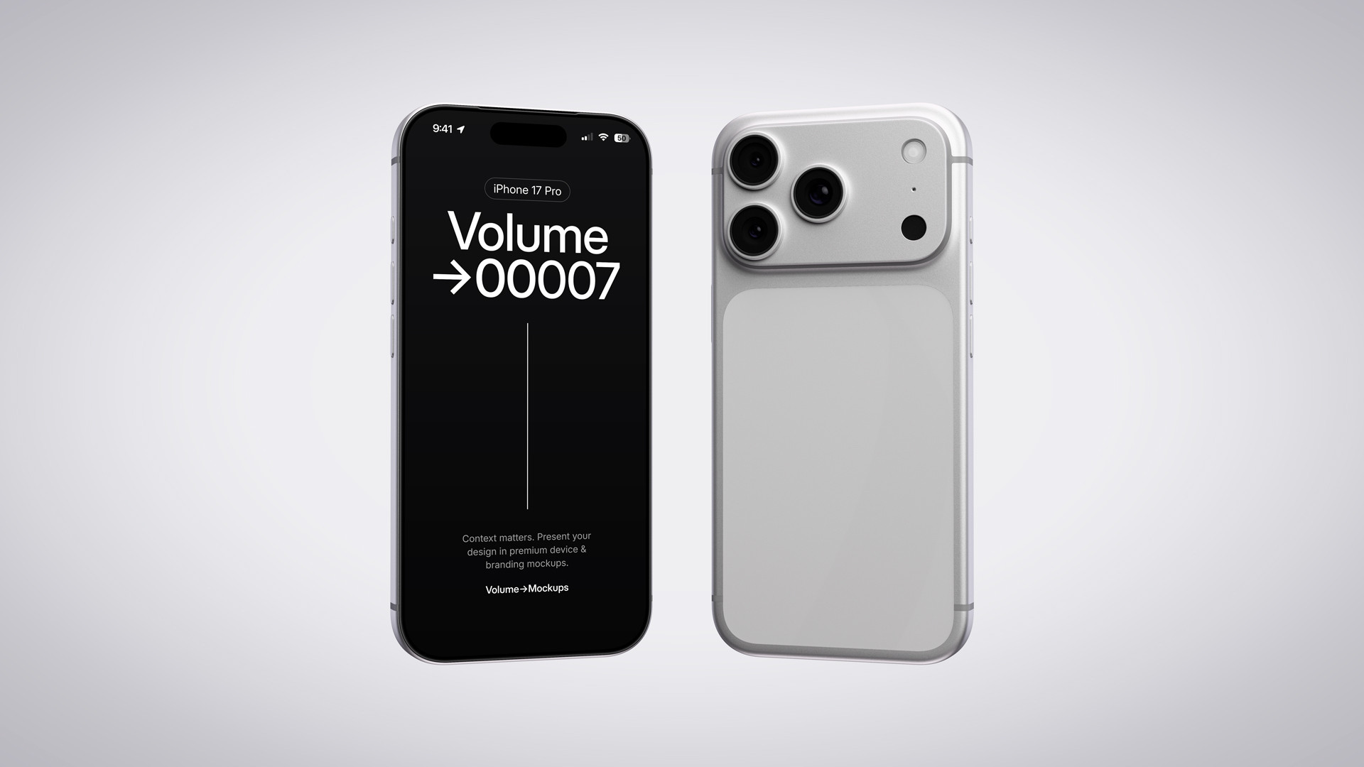Minimalistic iPhone 17 Pro on White Background 4