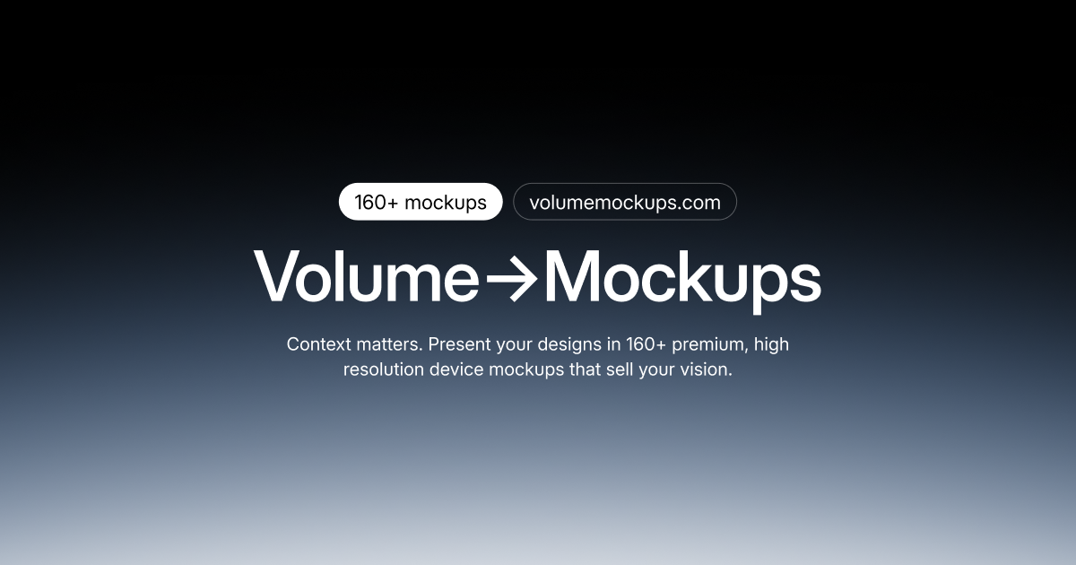 Volume Mockups screenshot